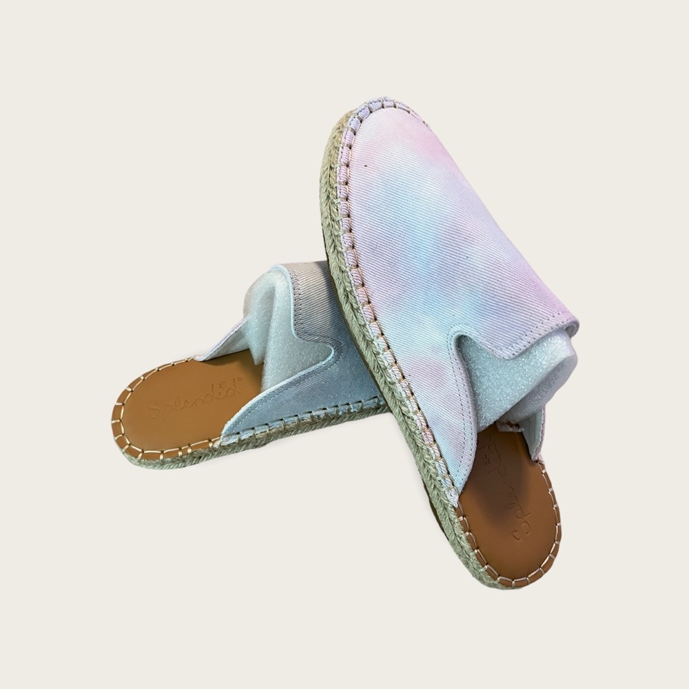 Splendid Julia Slip-on Espadrilles Pastel Tie Dye size 10